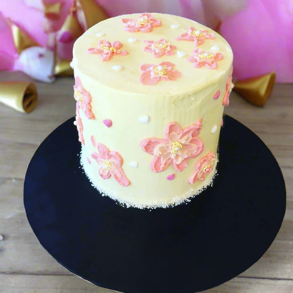 Pink & White Cake