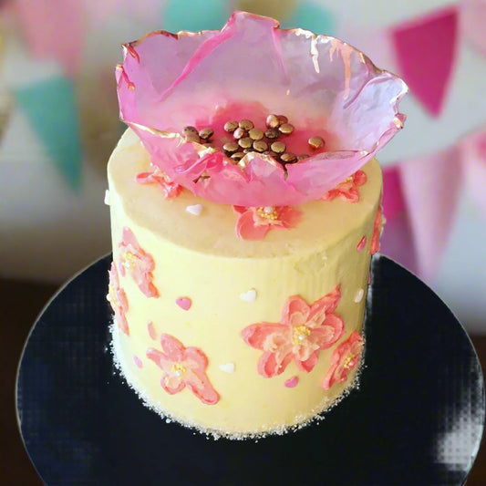 Pink & White Cake