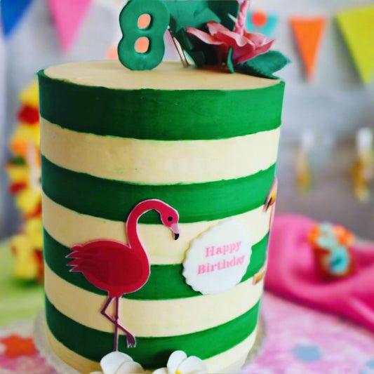 Hawaiian Striped Cake