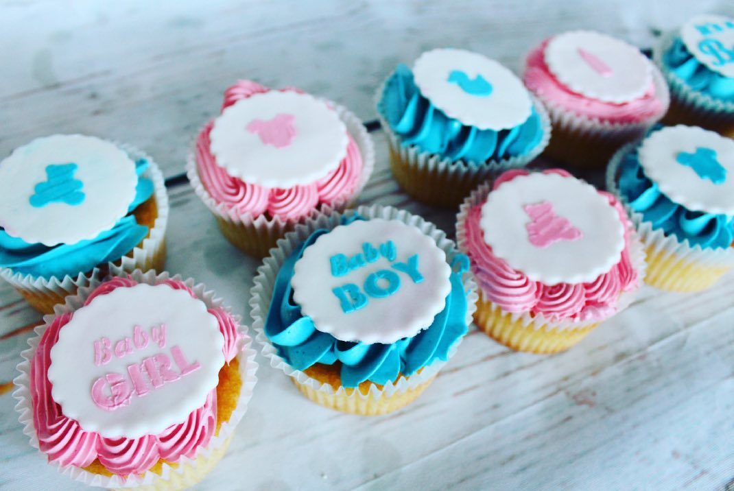 Gender Reveal Cupcakes