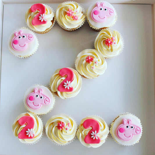 Peppa Cupcakes