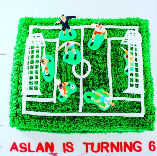 Soccer Field Cake