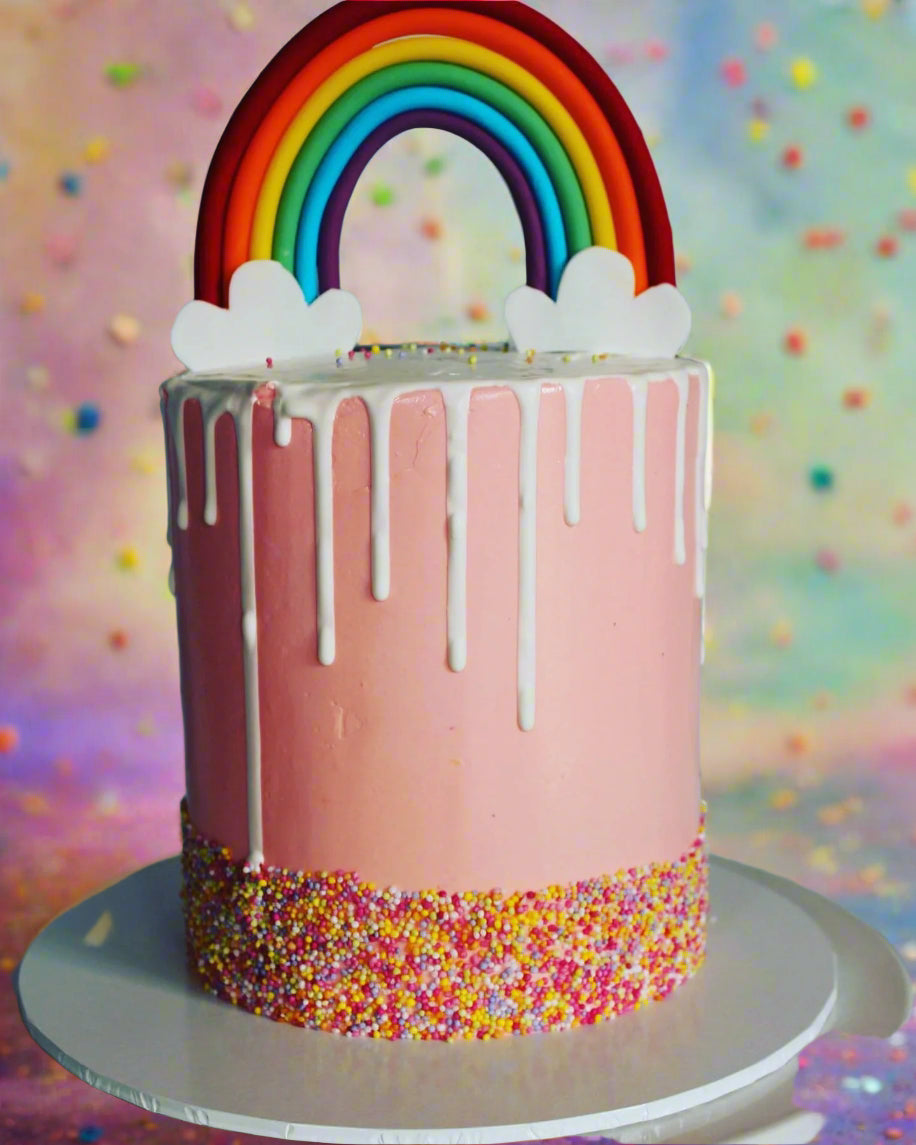 Rainbow Topper Cake