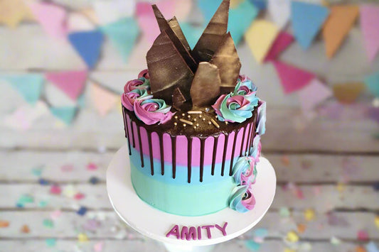 3 Tone Drip Cake