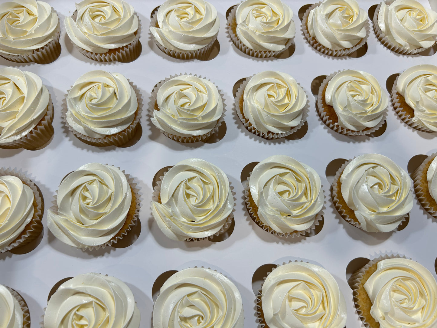 Rose cupcakes
