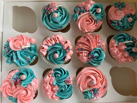Flower cupcakes