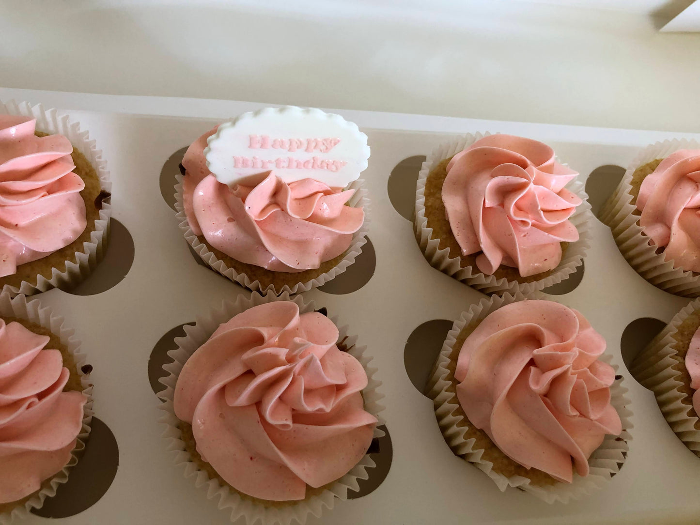 Pink Swirl Cupcakes