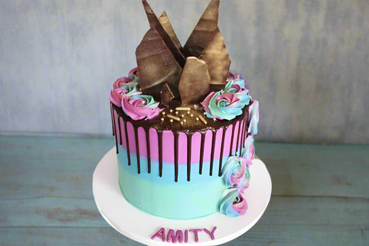 Ombre Drip Cake
