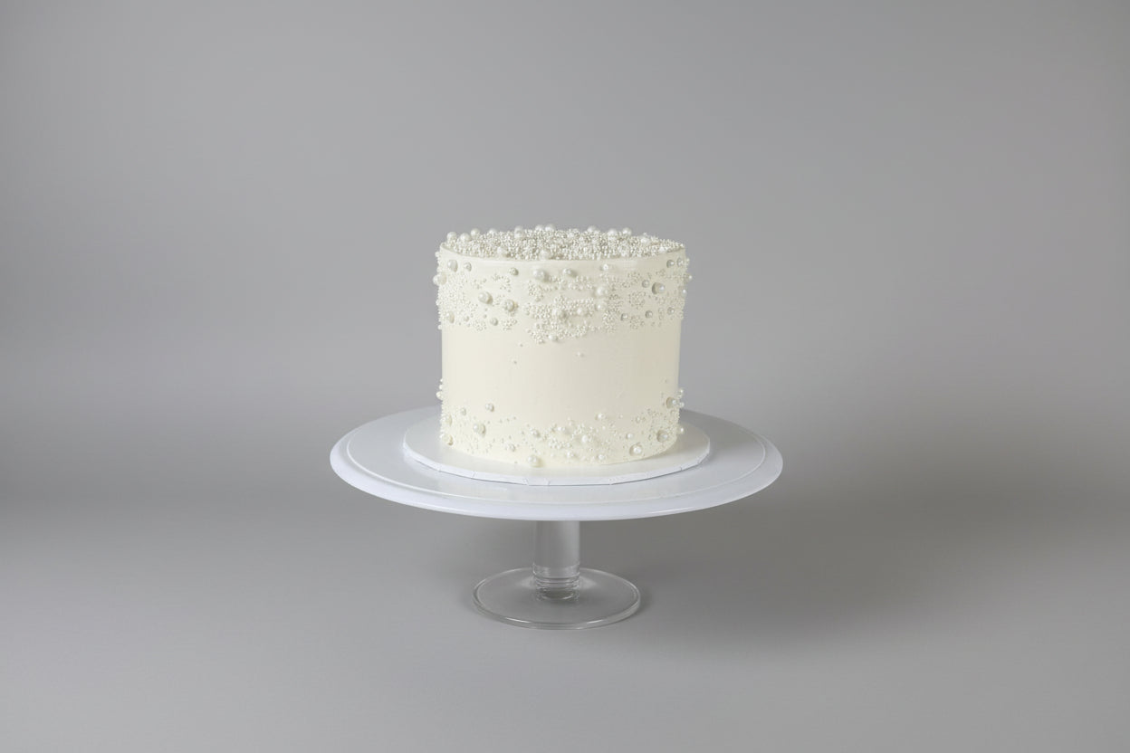 White Sprinkle Cake