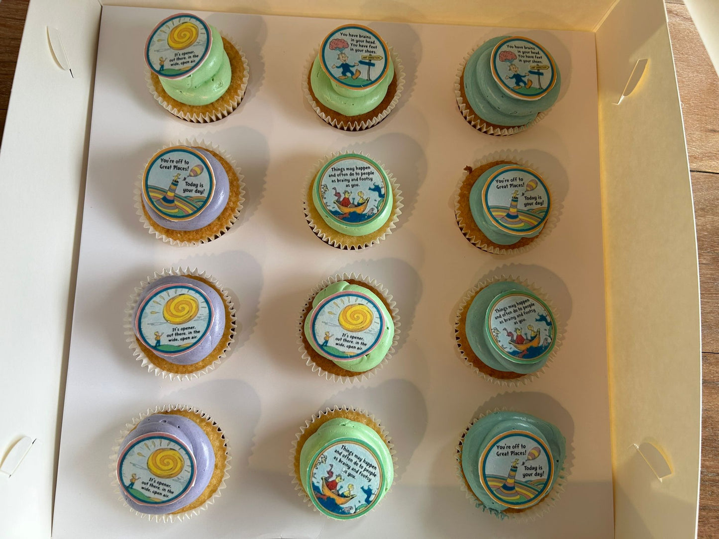 Dr Suess Cupcakes