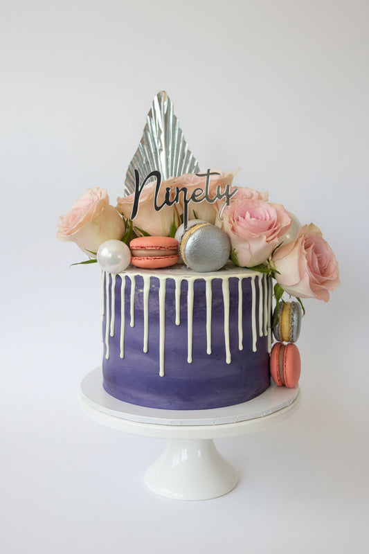 Milestone Birthday Drip Cake