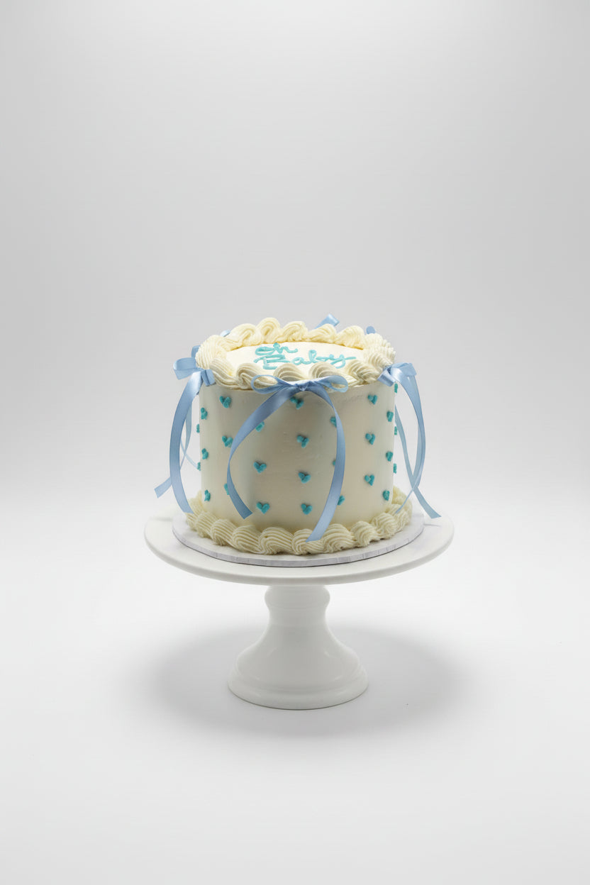 Vintage Bbay Shower Cake
