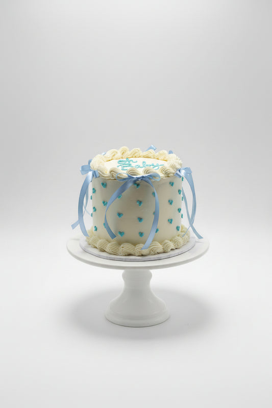 Vintage Bbay Shower Cake
