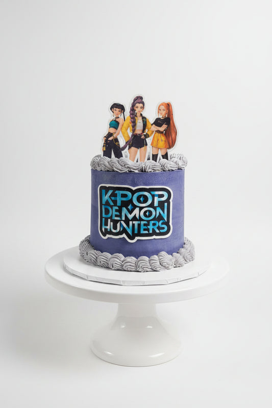 K Pop Demin Hunter Cake