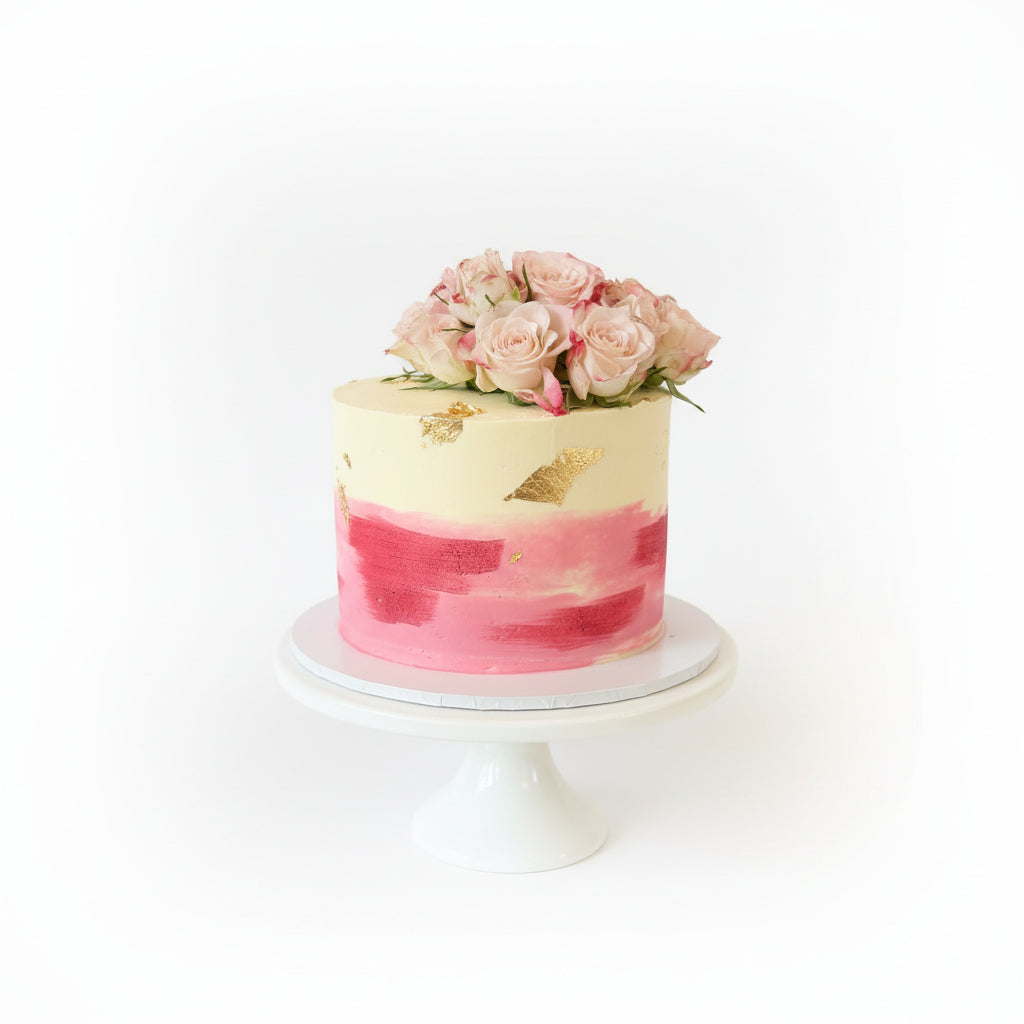 40th Birthday Flower Cake