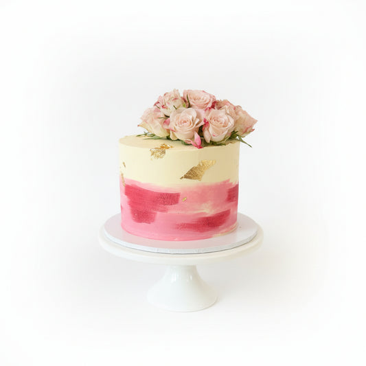 40th Birthday Flower Cake