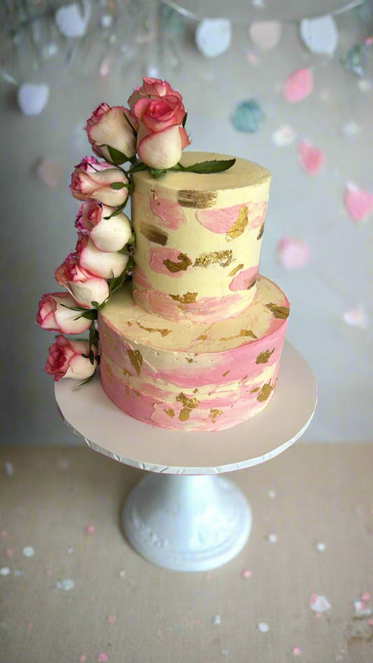 Tiered Roses Cake