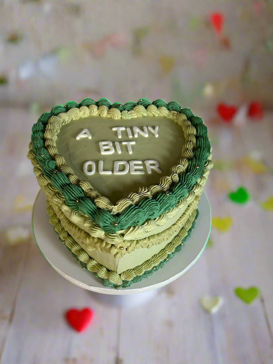 Vintage Heart Cake