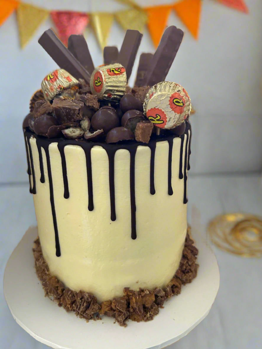 Reese's Drip Cake